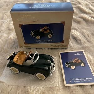 hallmark keepsake ornaments 1949GILLHAM SPORTKiddie Car Classics.